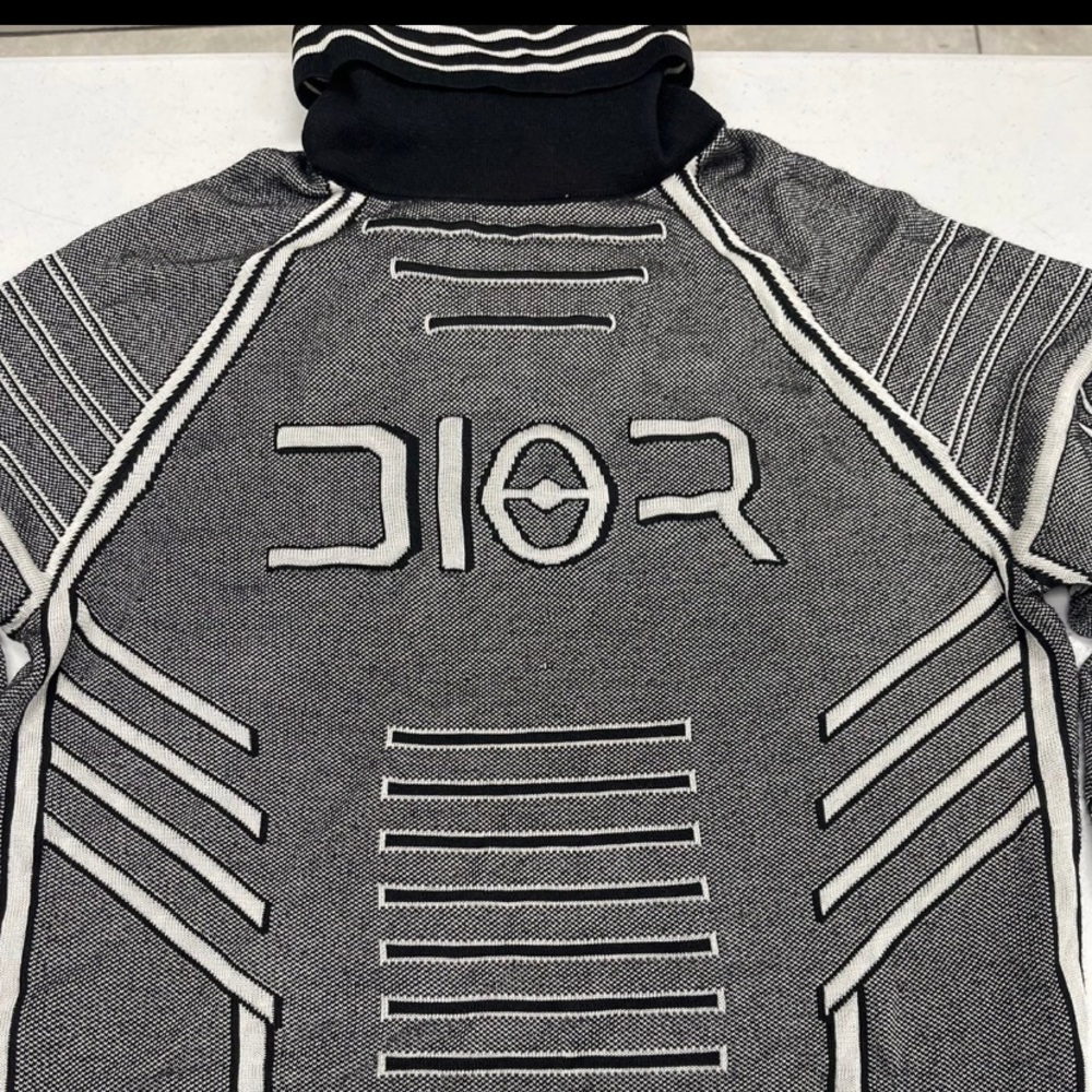 Dior x Sorayaman Robot Wool Turtleneck Sweater Size L